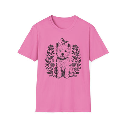 Bird On Head Westie Tee