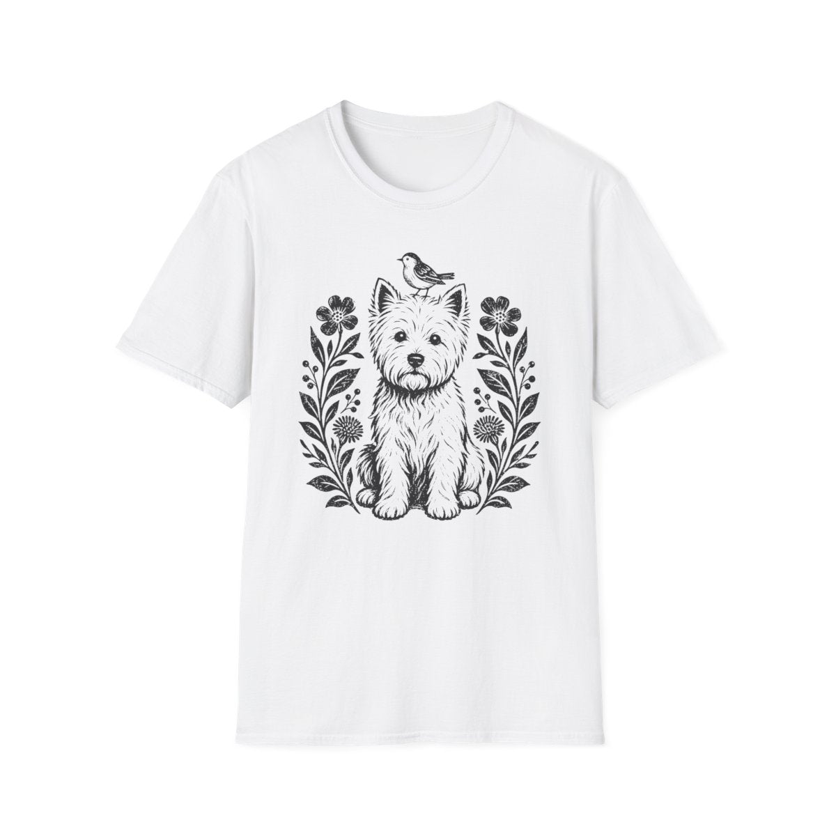 Bird On Head Westie Tee