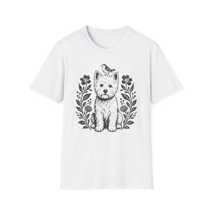 Bird On Head Westie Tee