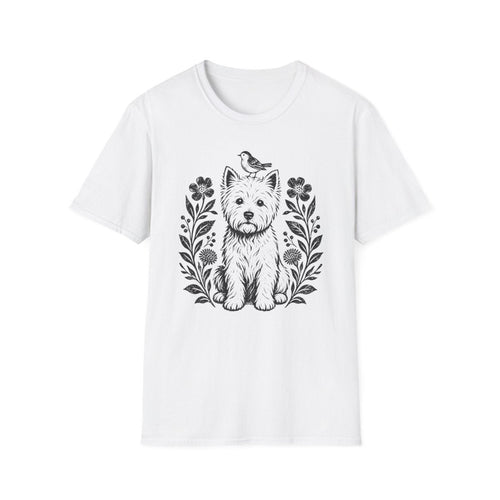 Bird On Head Westie Tee