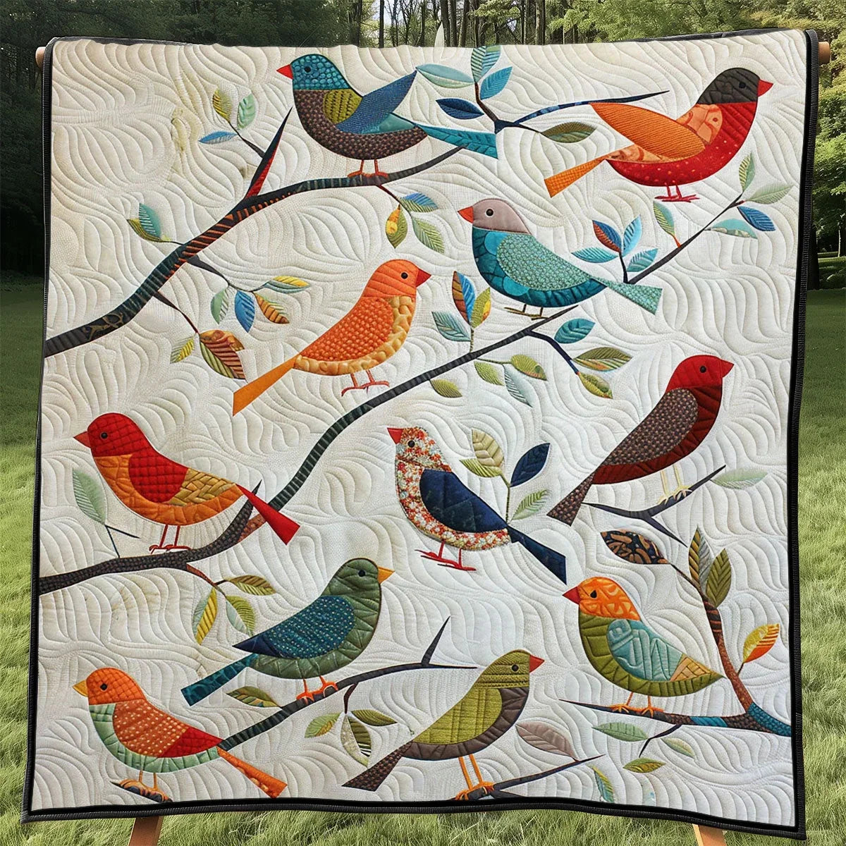 Birds Quilt Blanket