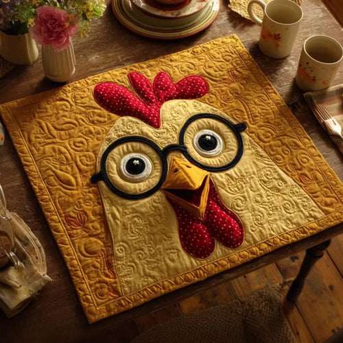 Biscuit Beak Quilted Table Topper