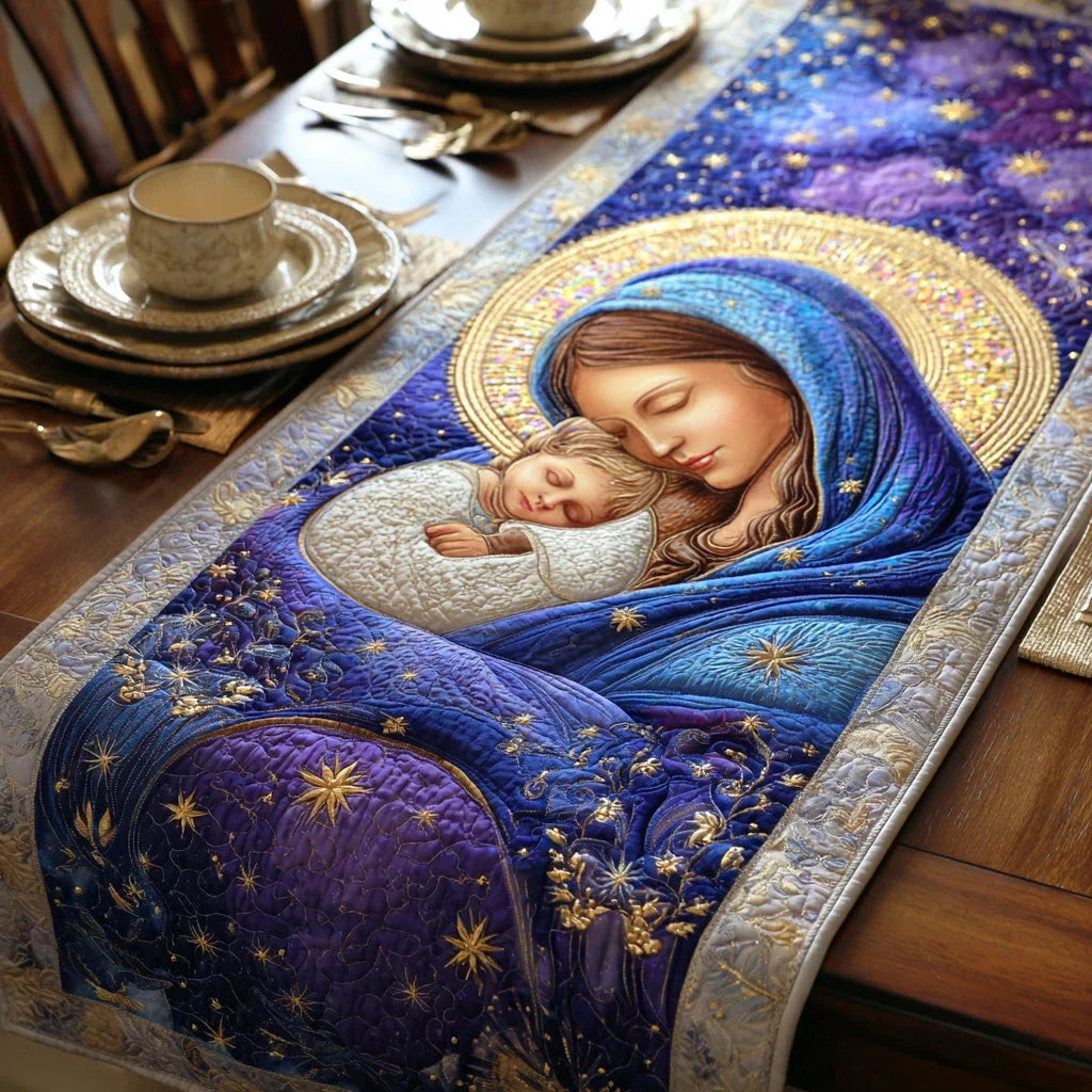 Blessed Embrace Quilted Table Runner
