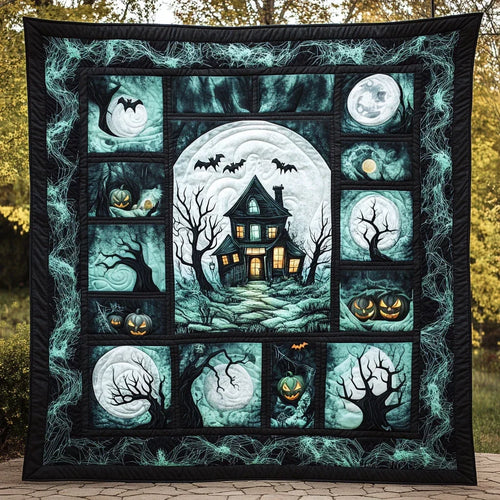 Bloodmoon Hollow Quilt Blanket