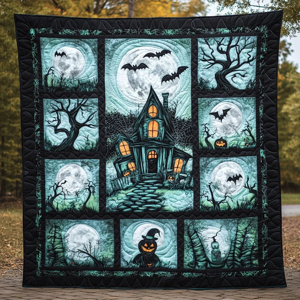 Bloodmoon Hollow Quilt Blanket