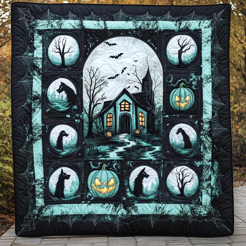 Bloodmoon Hollow Quilt Blanket