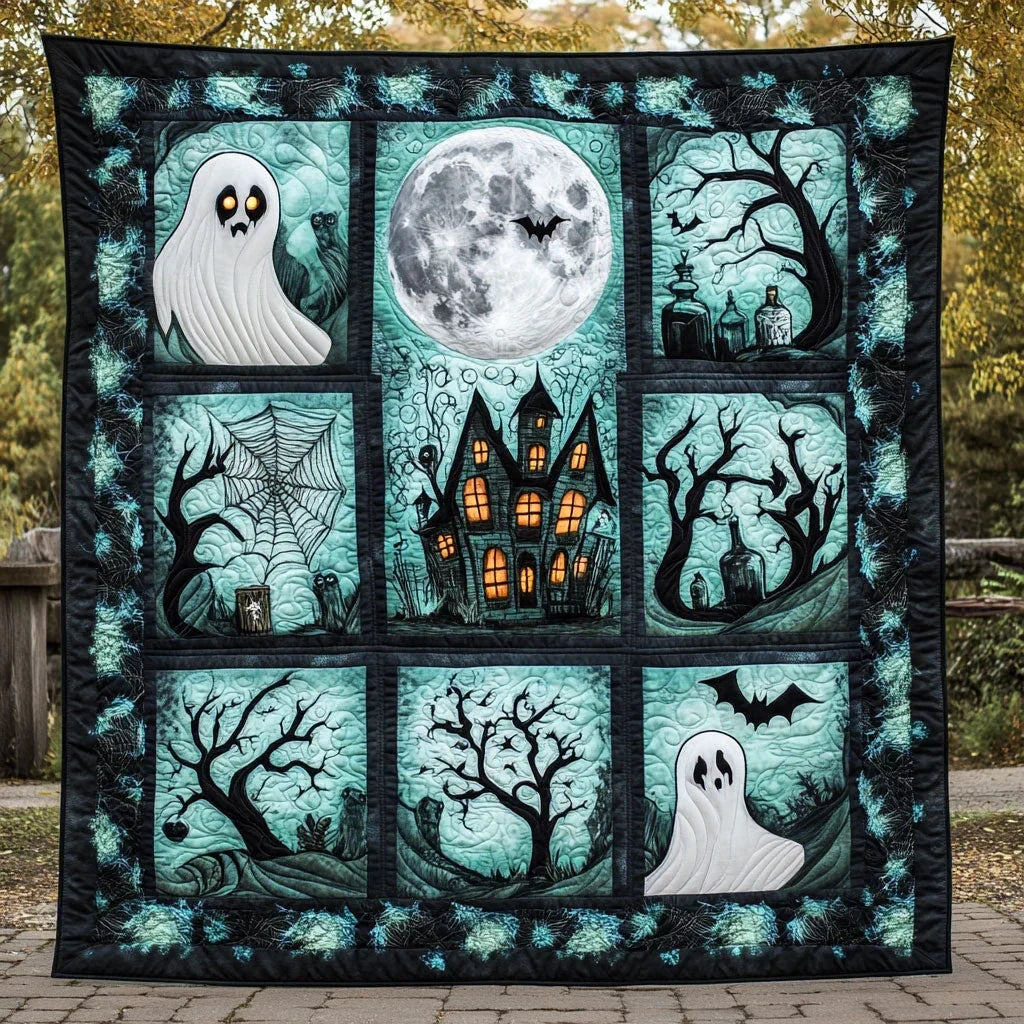 Bloodmoon Hollow Quilt Blanket