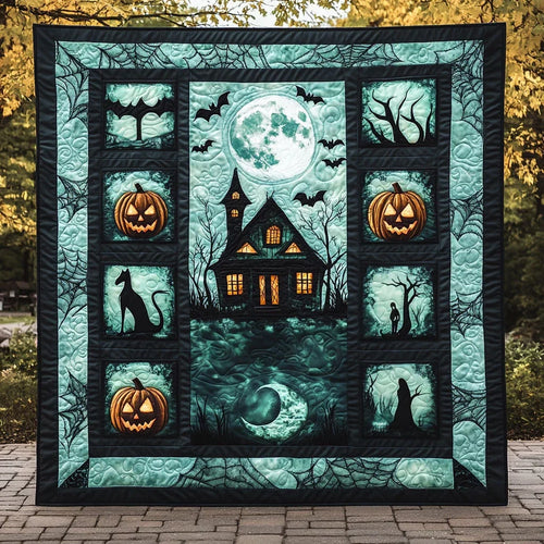 Bloodmoon Hollow Quilt Blanket