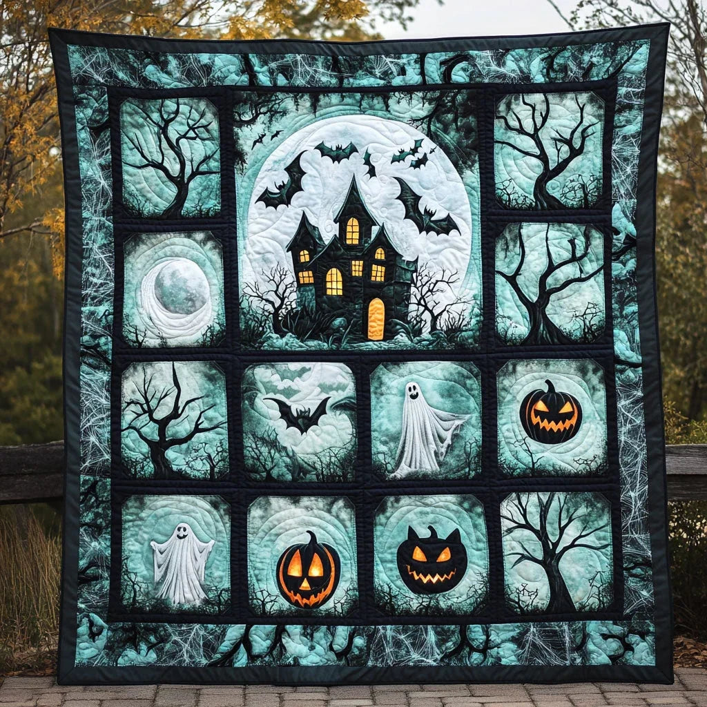Bloodmoon Hollow Quilt Blanket
