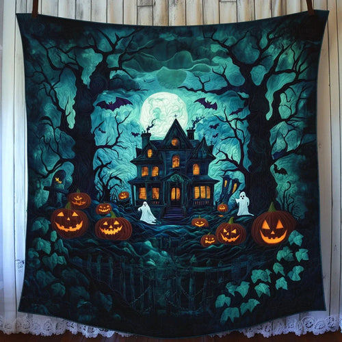 Bloodmoon Hollow Quilt Blanket