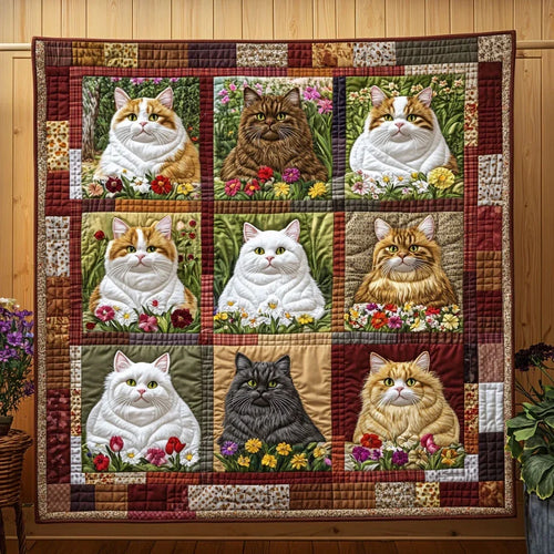 Bloom Paws Quilt Blanket