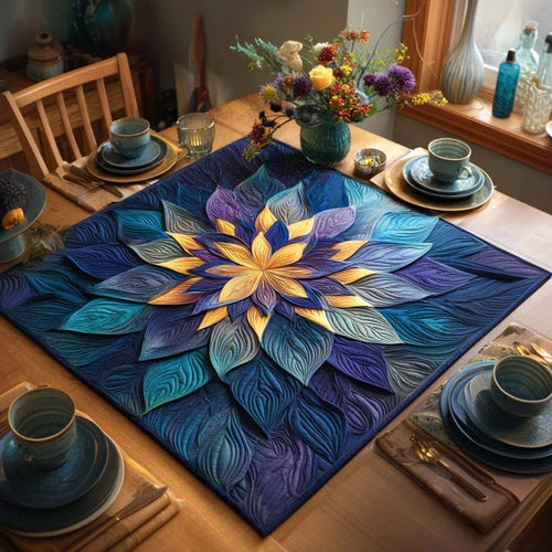 Bloom Radiance Quilted Table Topper