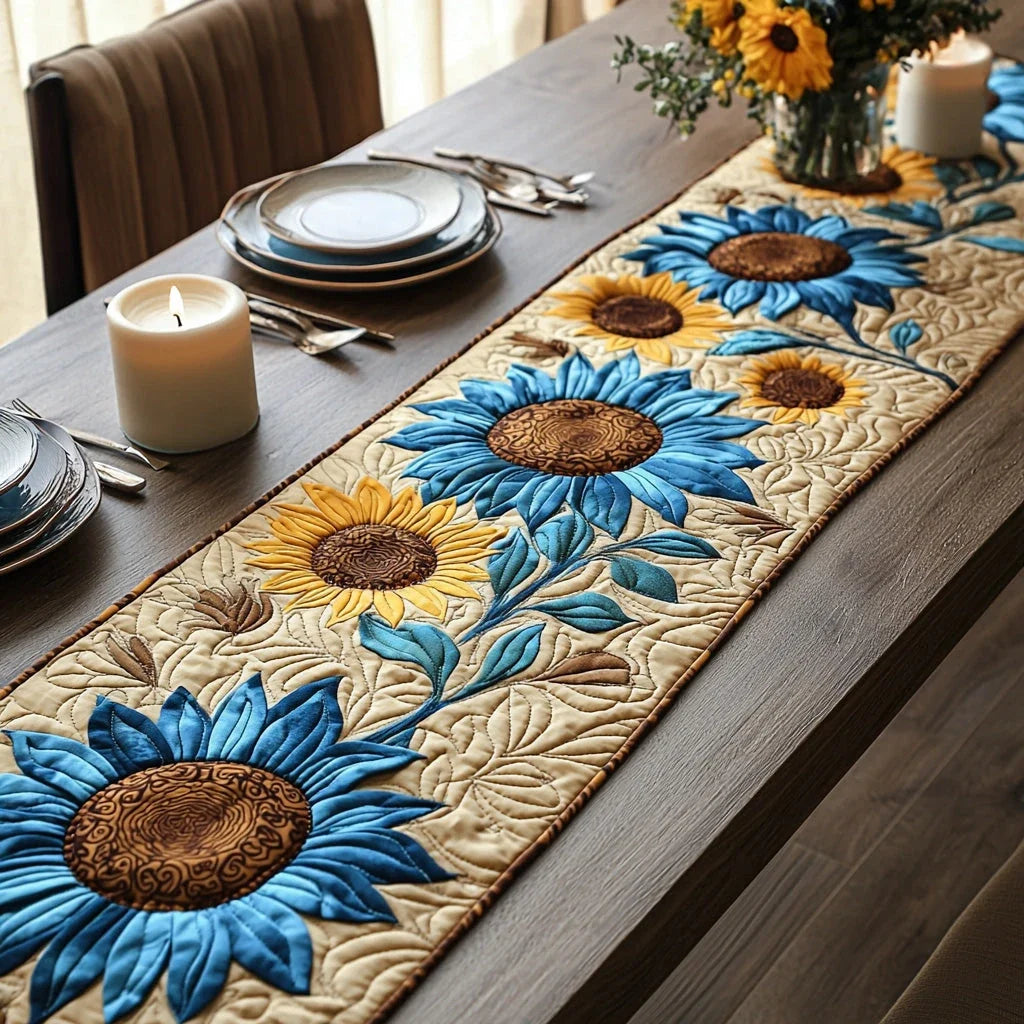 Bloom Trail Quilted Table Runner