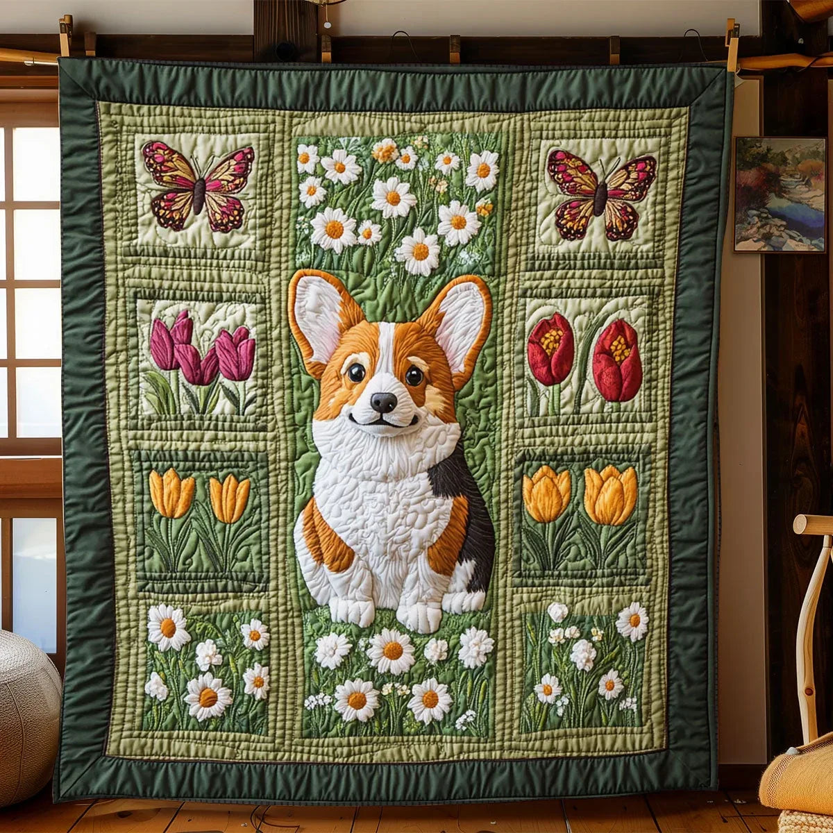 Bloomfield Paws Quilt Blanket