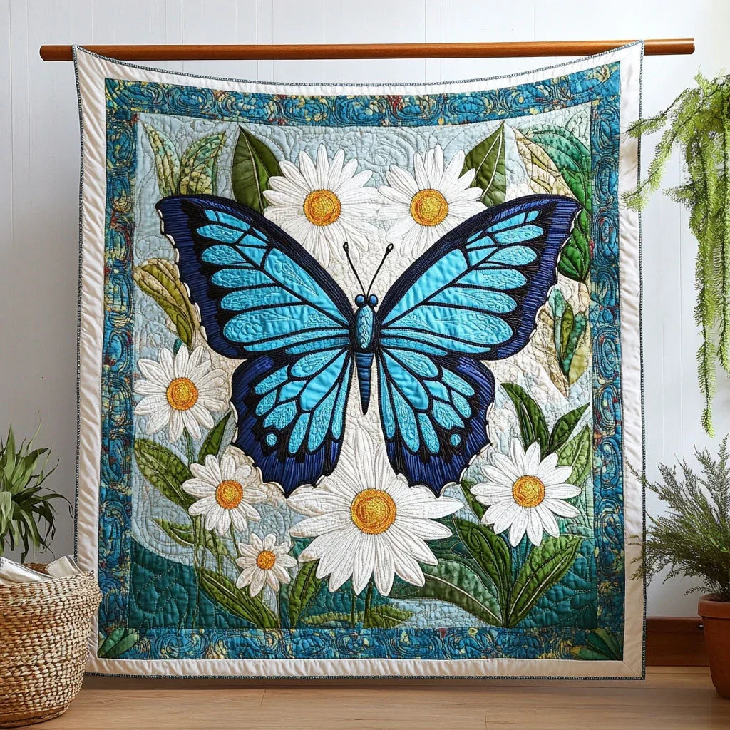 Blooming Butterfly Quilt Blanket