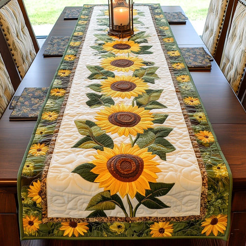 Blooming Fields Quilted Table Runner