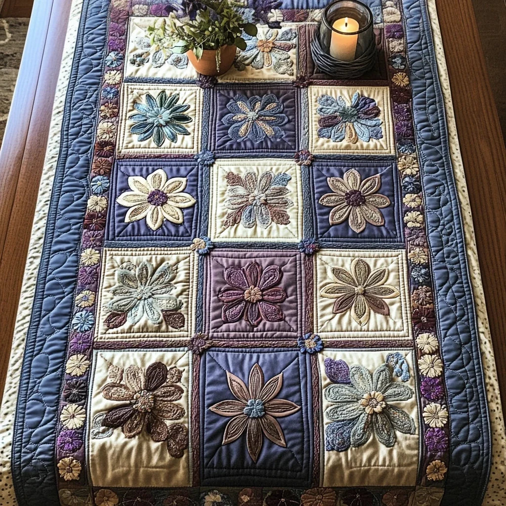 Blossom Vibe Quilted Table Runner