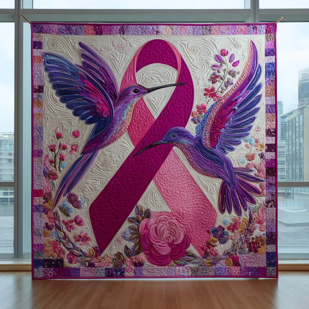 Blossoms Of Courage Quilt Blanket