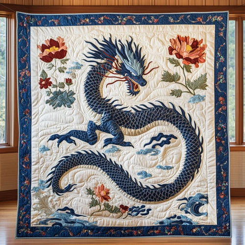 Blue Majesty Quilt Blanket