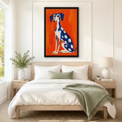 Bold Greyhound Pop Art Canvas Wall Art