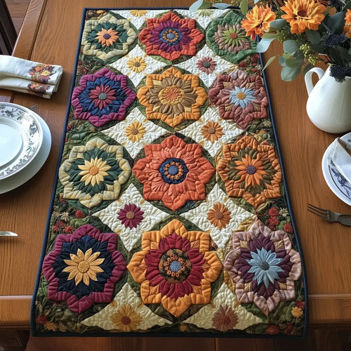 Bohemian Paradise Quilted Table Runner