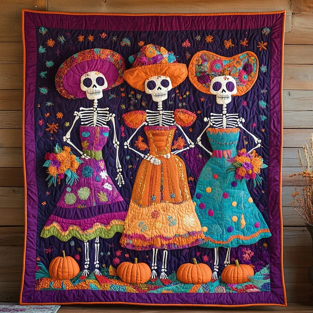 Bone Ladies Quilt Blanket