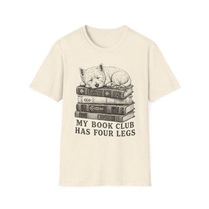 Book Club Westie Tee