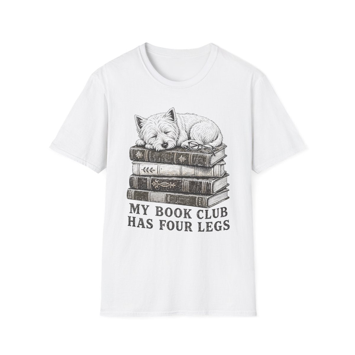 Book Club Westie Tee