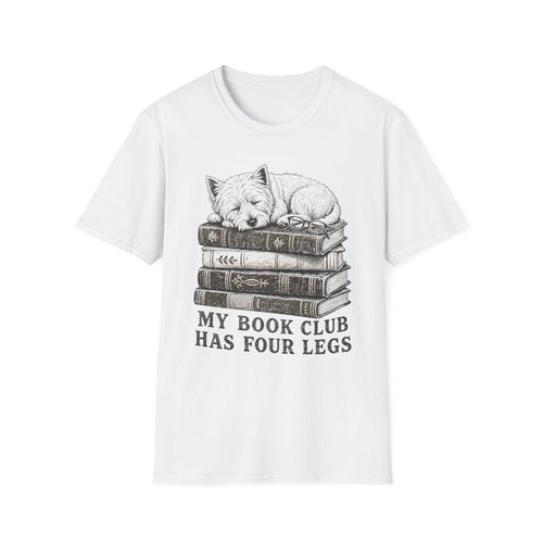 Book Club Westie Tee