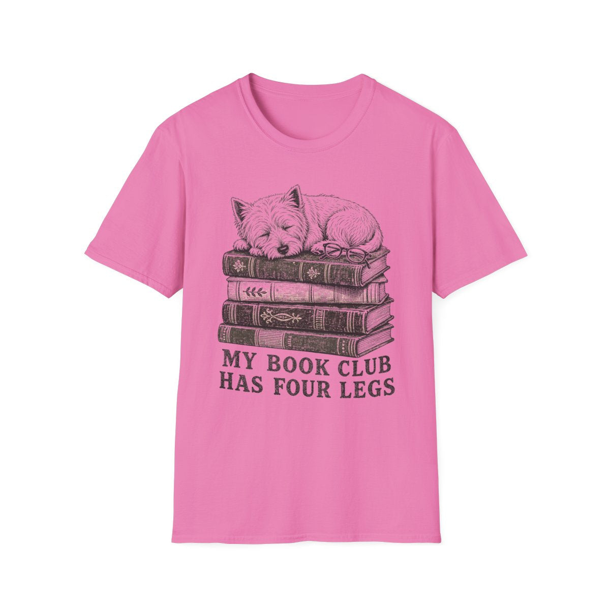 Book Club Westie Tee