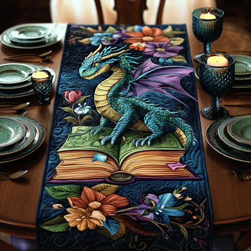 Book Guardian Quilted Table Runner