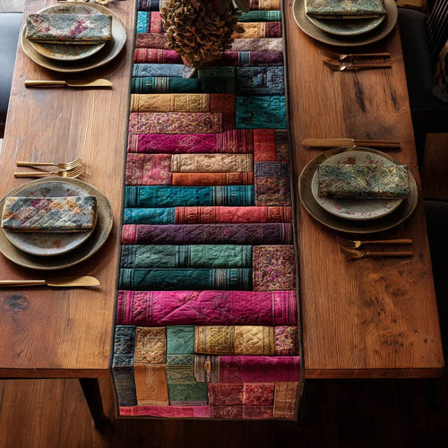 Book Hearth Quilted Table Runner