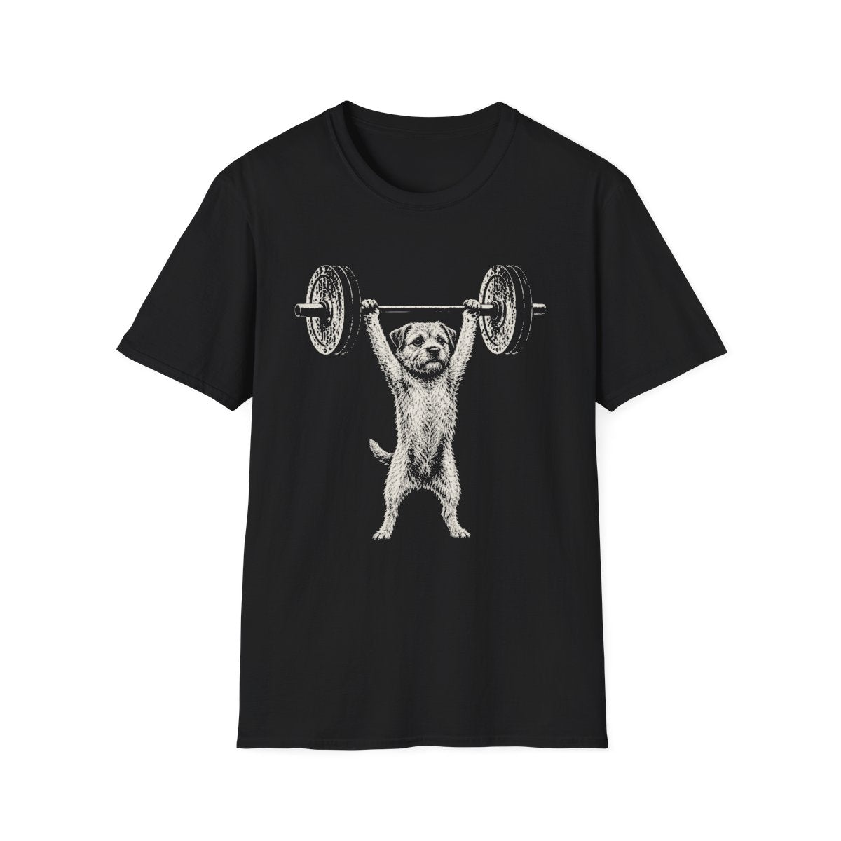 Border Terrier Powerlifting Tee