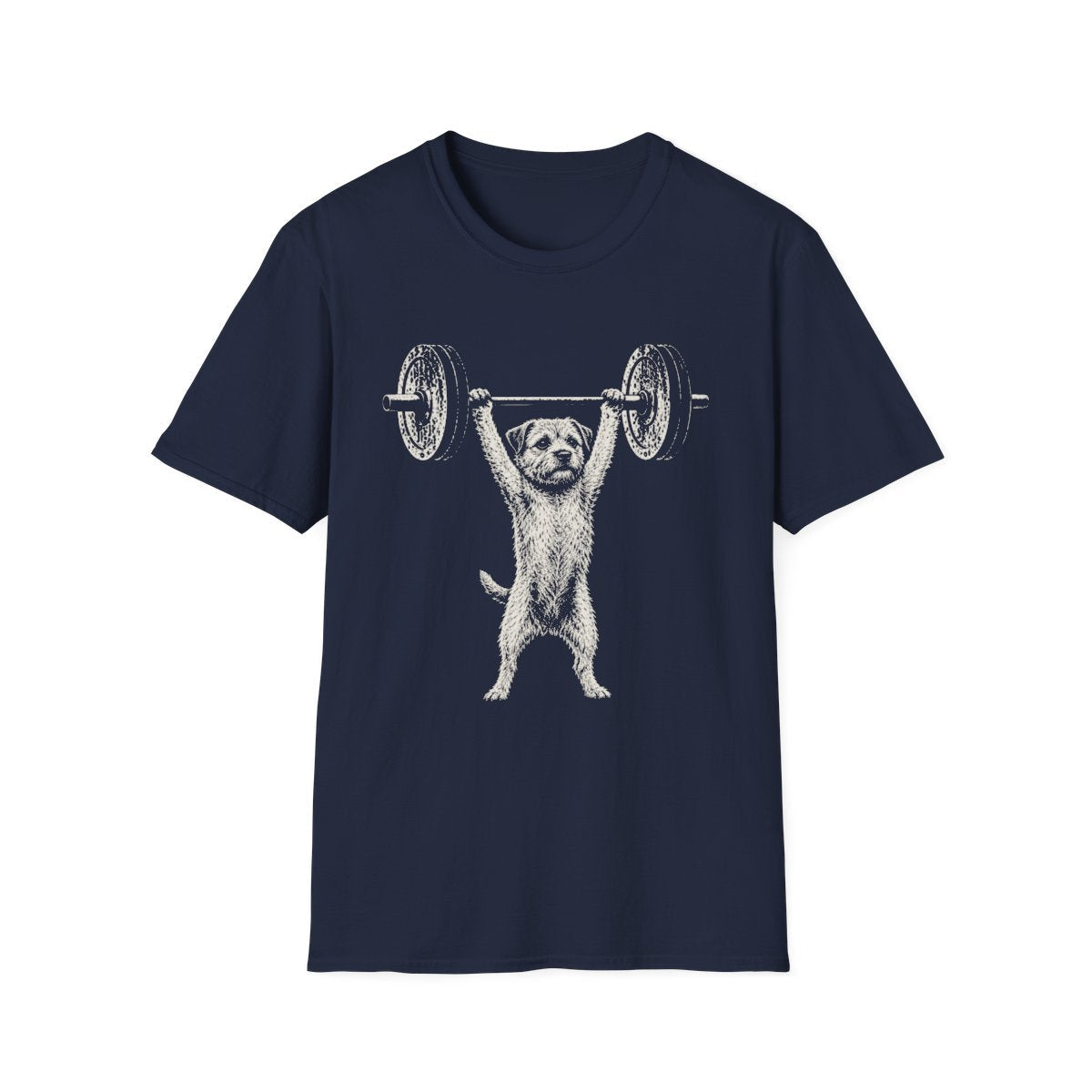Border Terrier Powerlifting Tee
