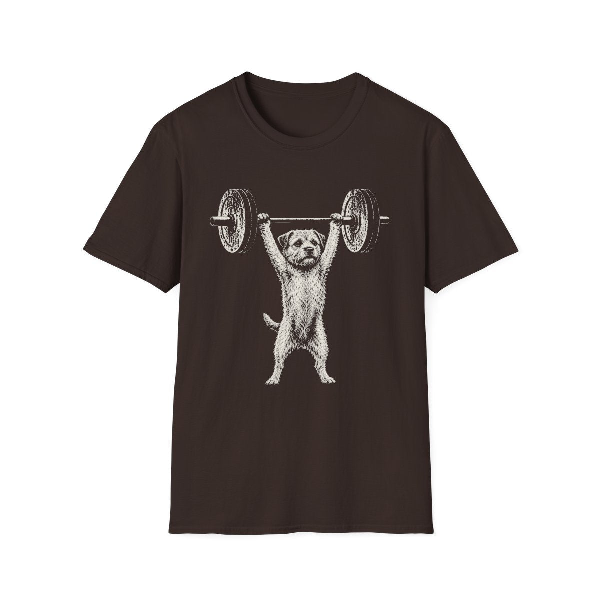 Border Terrier Powerlifting Tee