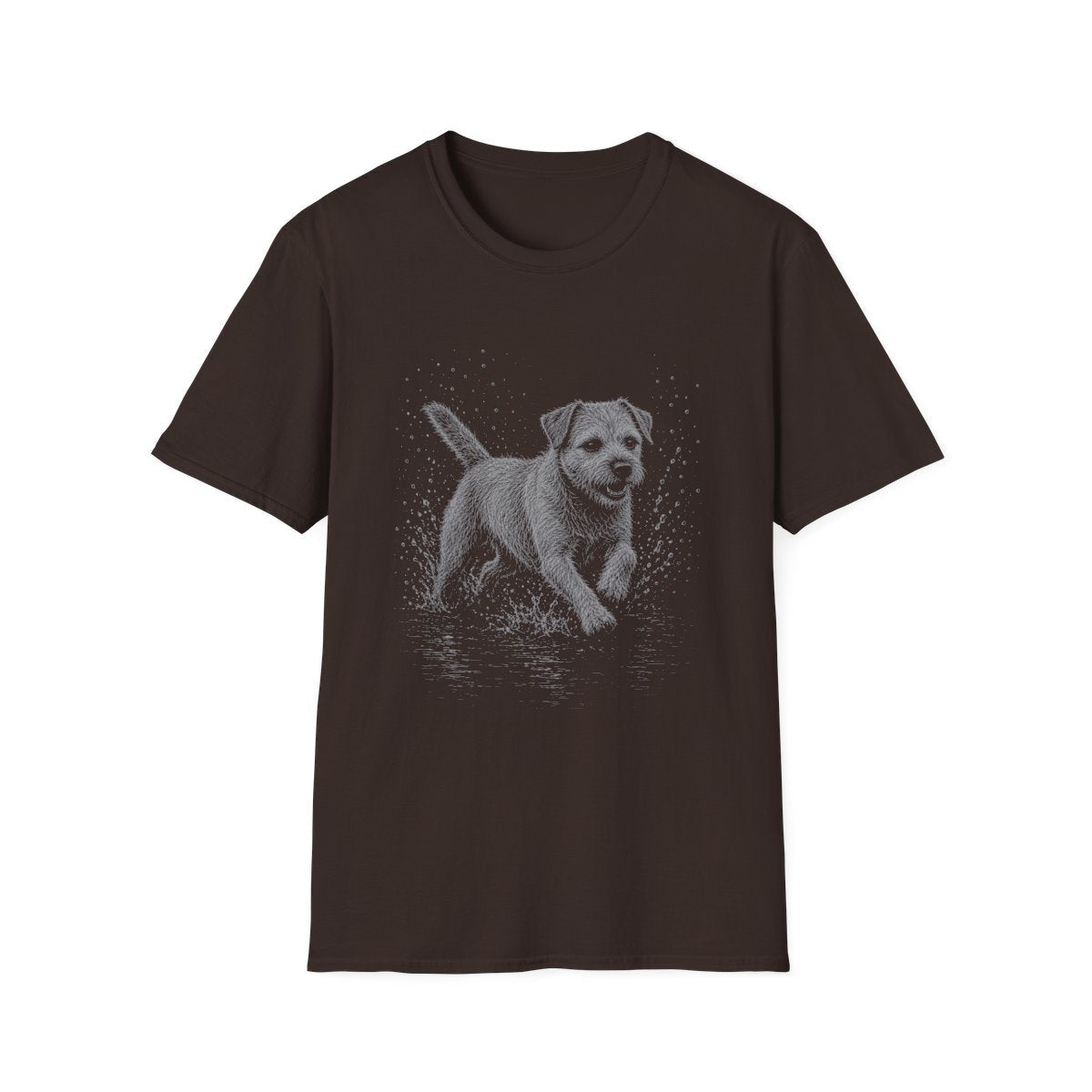 Border Terrier Water Run Tee