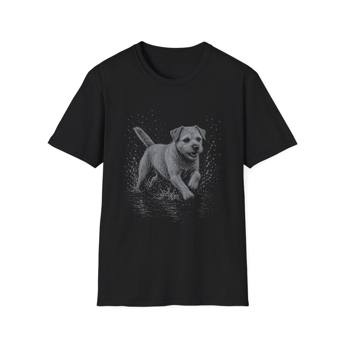 Border Terrier Water Run Tee