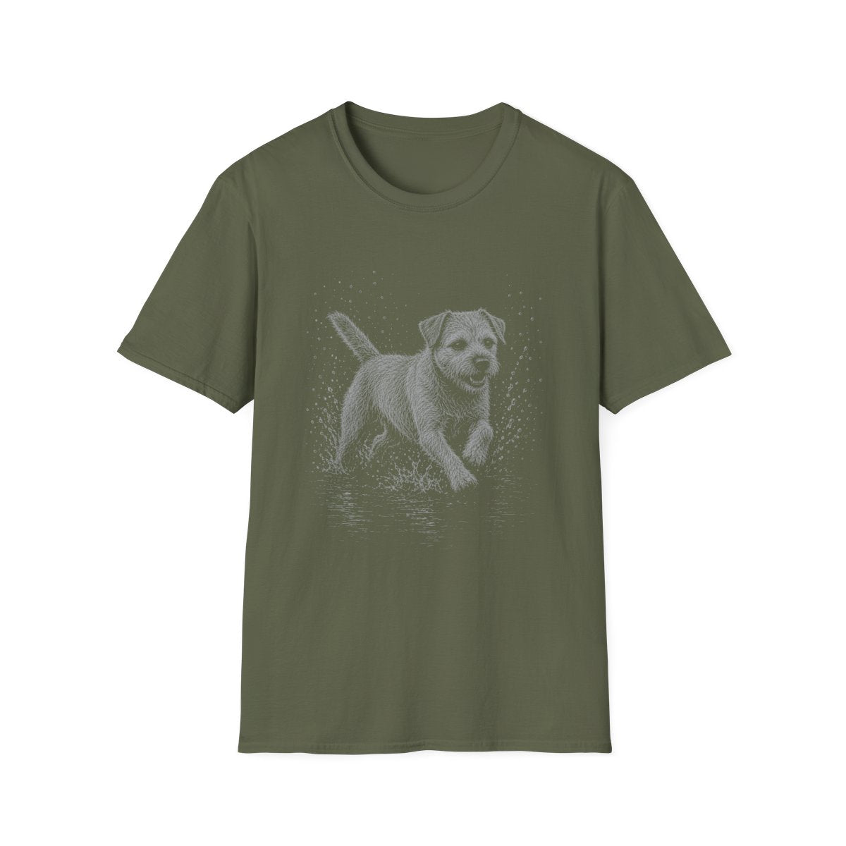 Border Terrier Water Run Tee