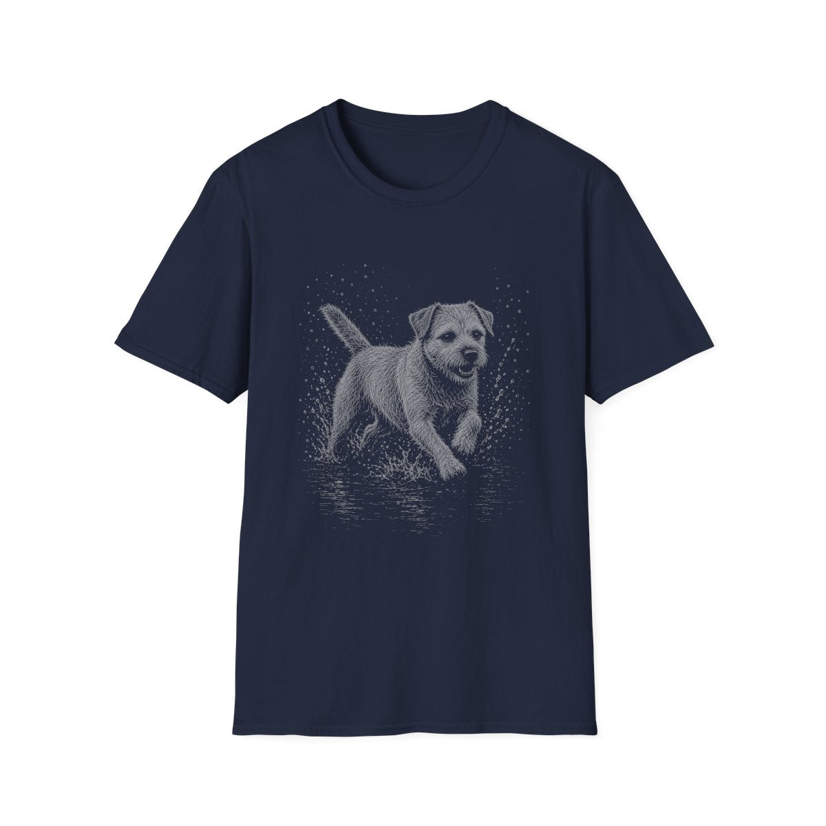Border Terrier Water Run Tee
