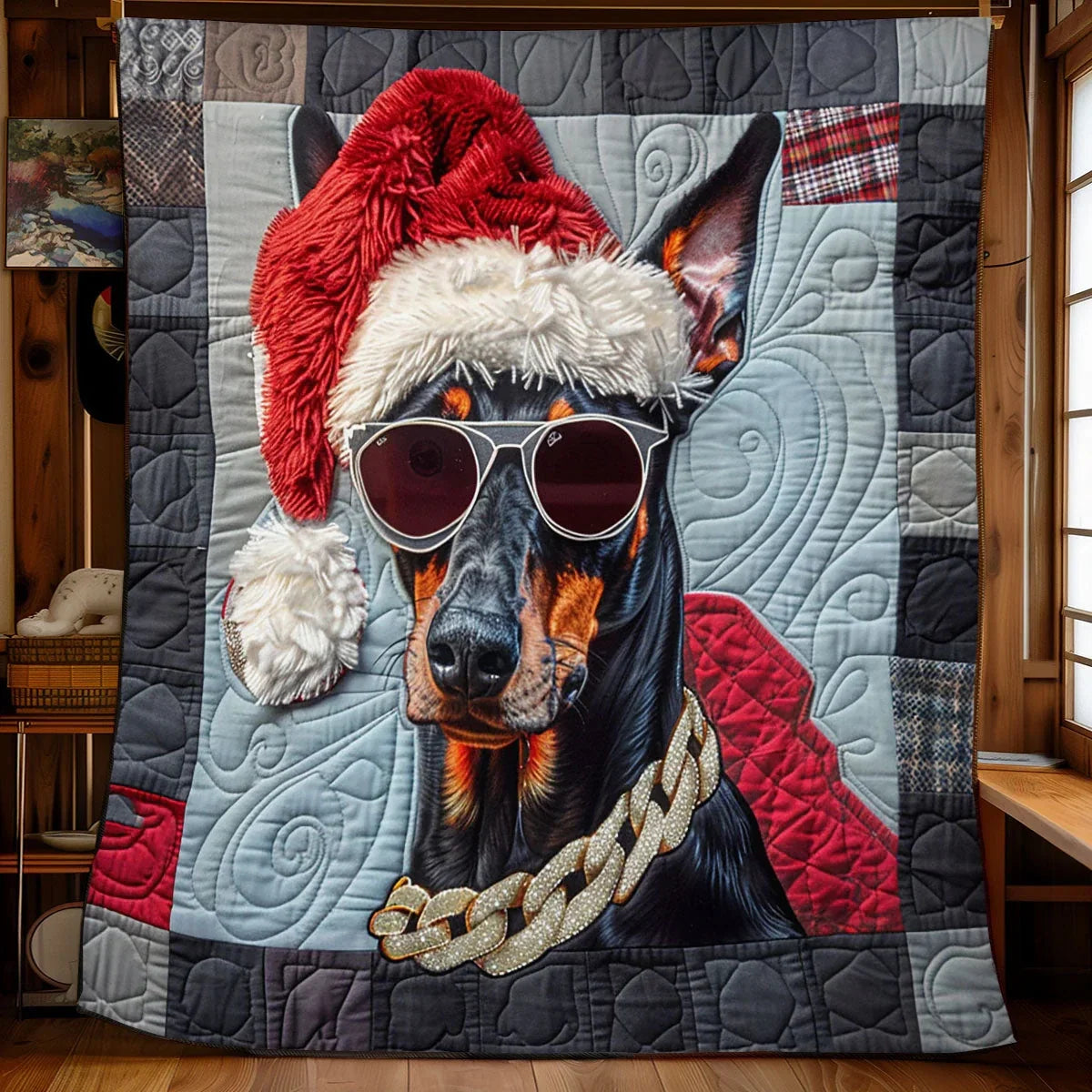 Boss Pup Quilt Blanket