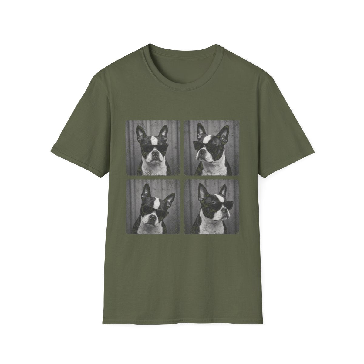 Boston Terrier Photo Booth Tee
