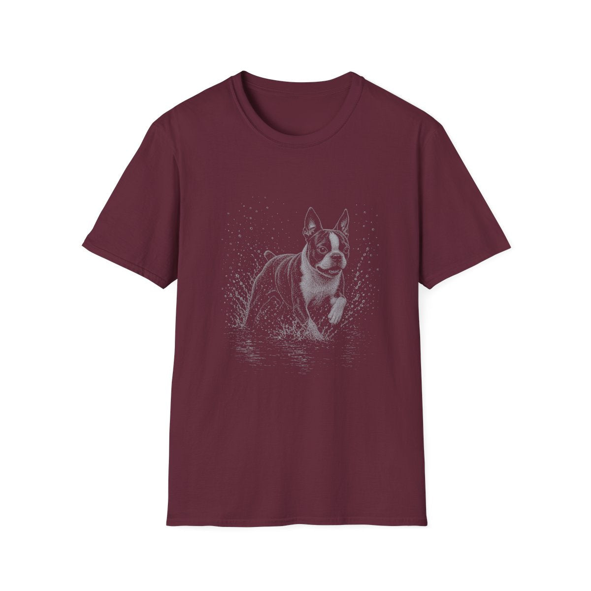 Boston Terrier Water Run Tee