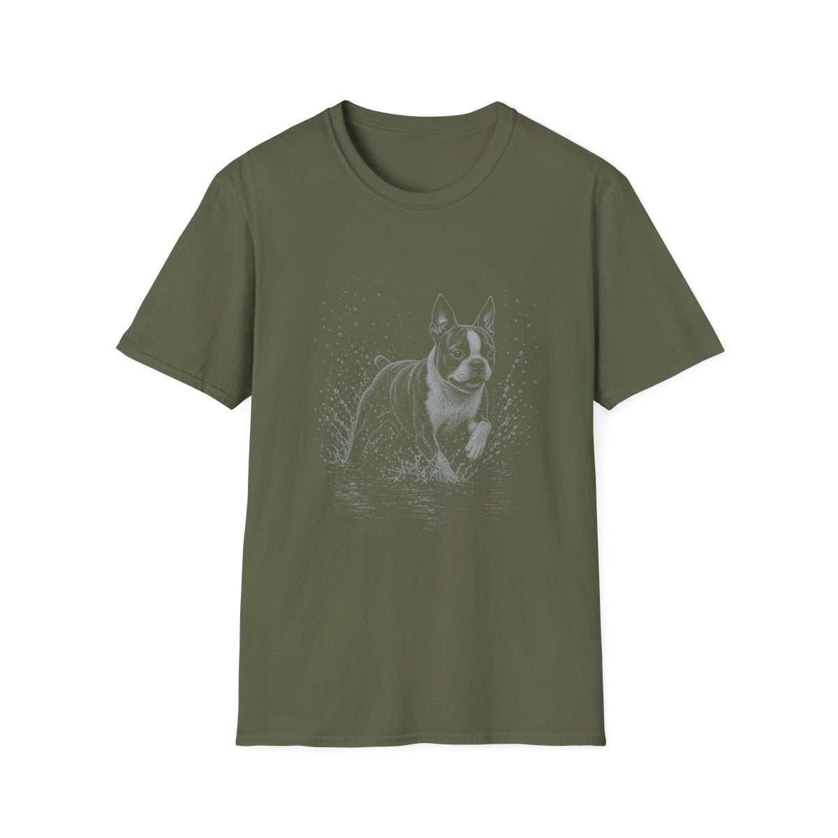 Boston Terrier Water Run Tee
