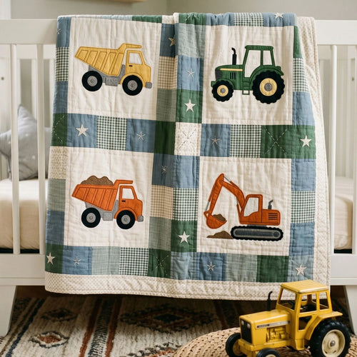 Brave Engines Quilt Blanket - Quilted Blanket by Wild and Way