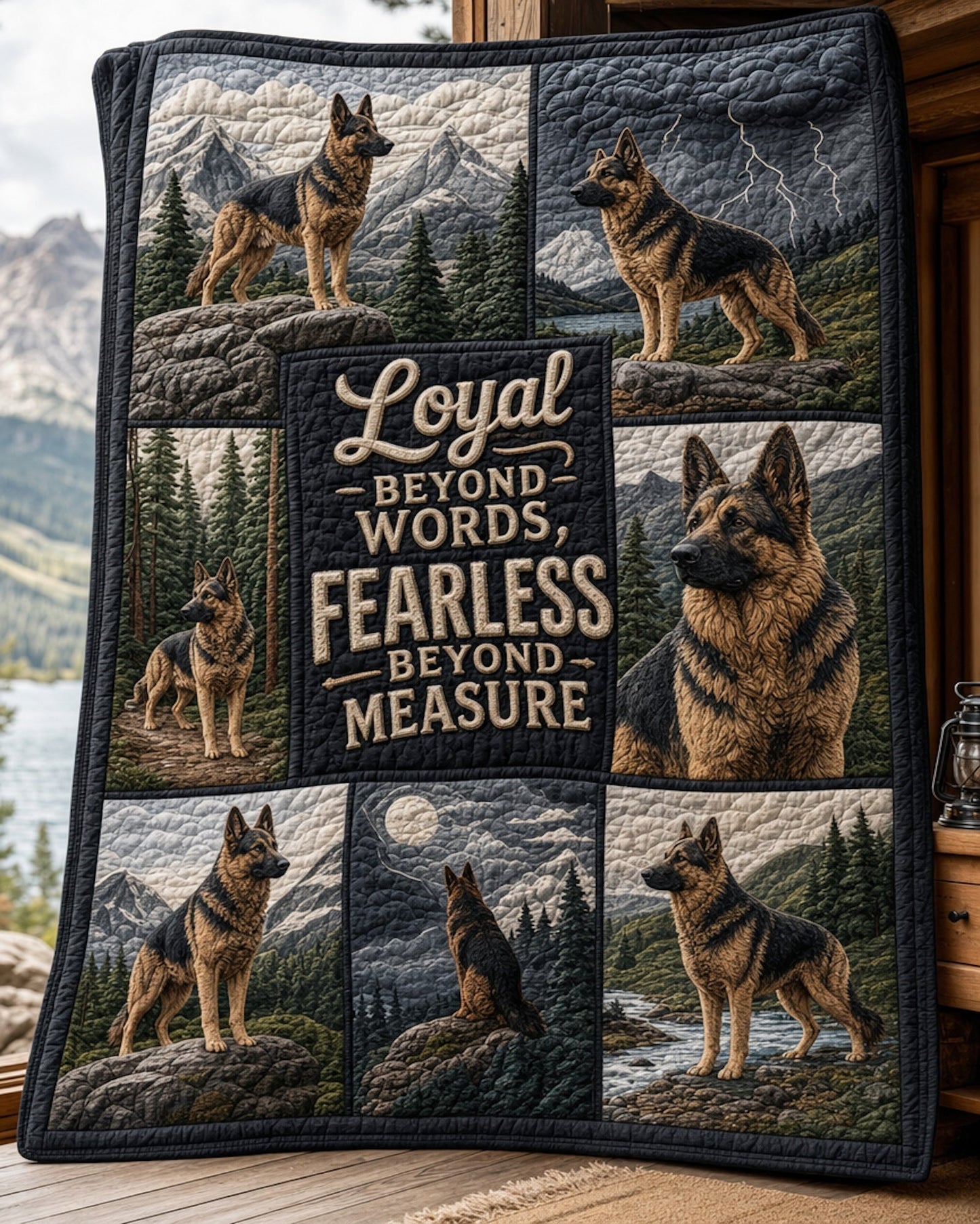 Brave Heart Quilt Blanket - Quilted Blanket by Wild and Way
