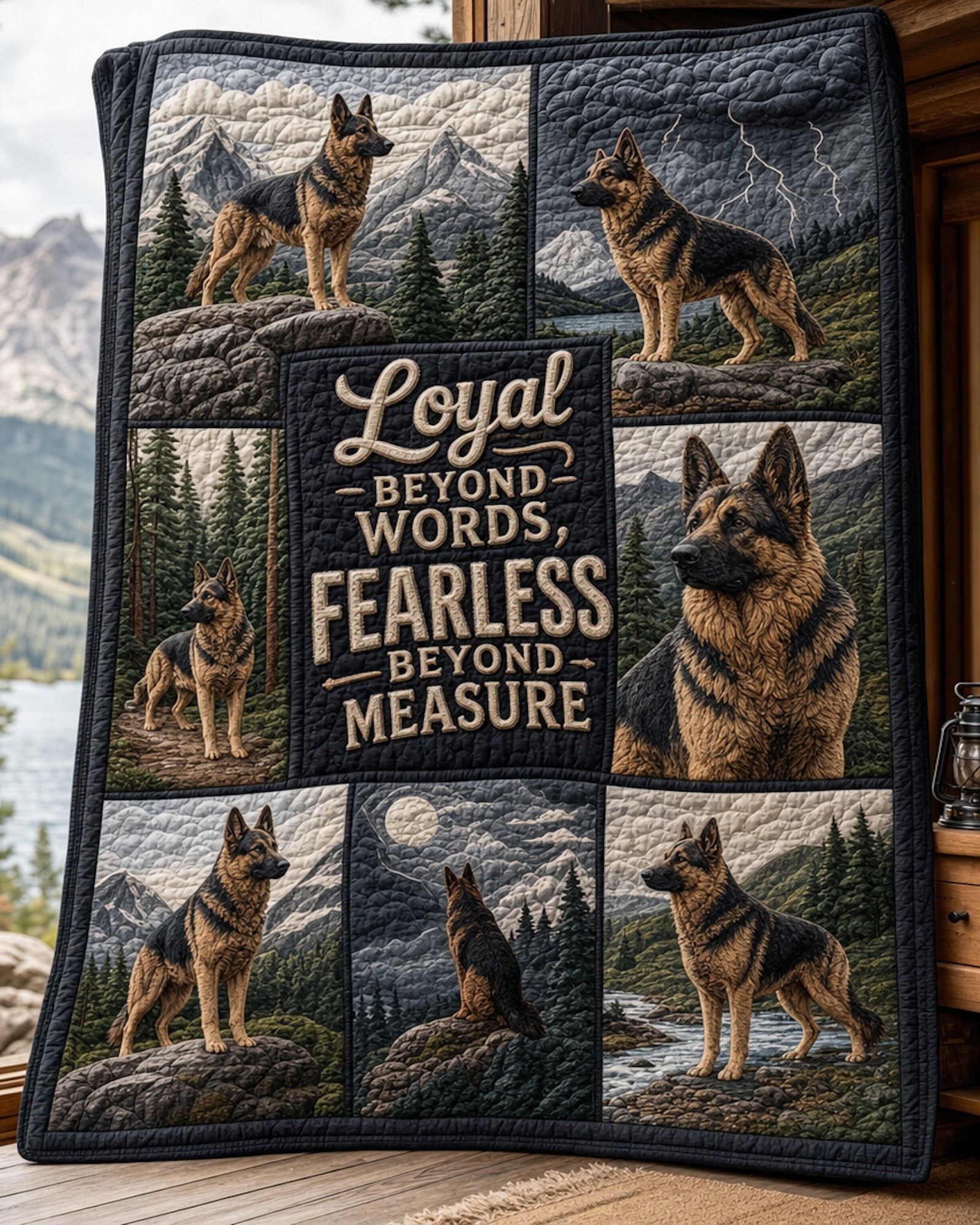 Brave Heart Quilt Blanket - Quilted Blanket by Wild and Way