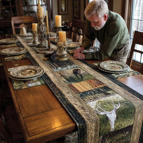 Buck Ridge Quilted Table Runner