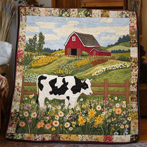 Bucolic Wildflower Friend Quilt Blanket
