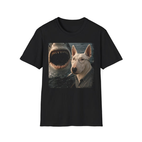 Bull Terrier and Shark Tee