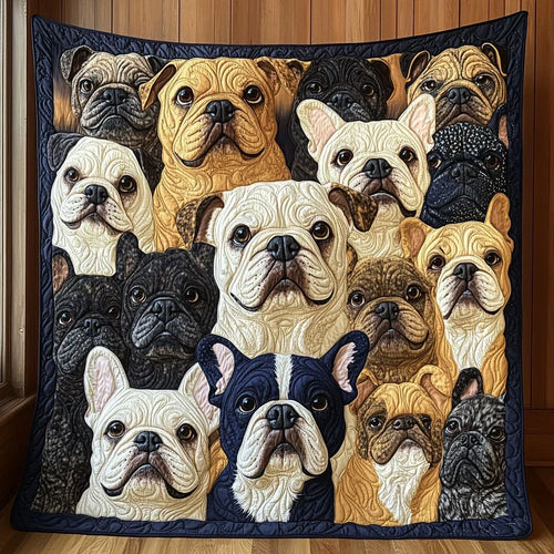 Bulldog Snuggle Quilt Blanket